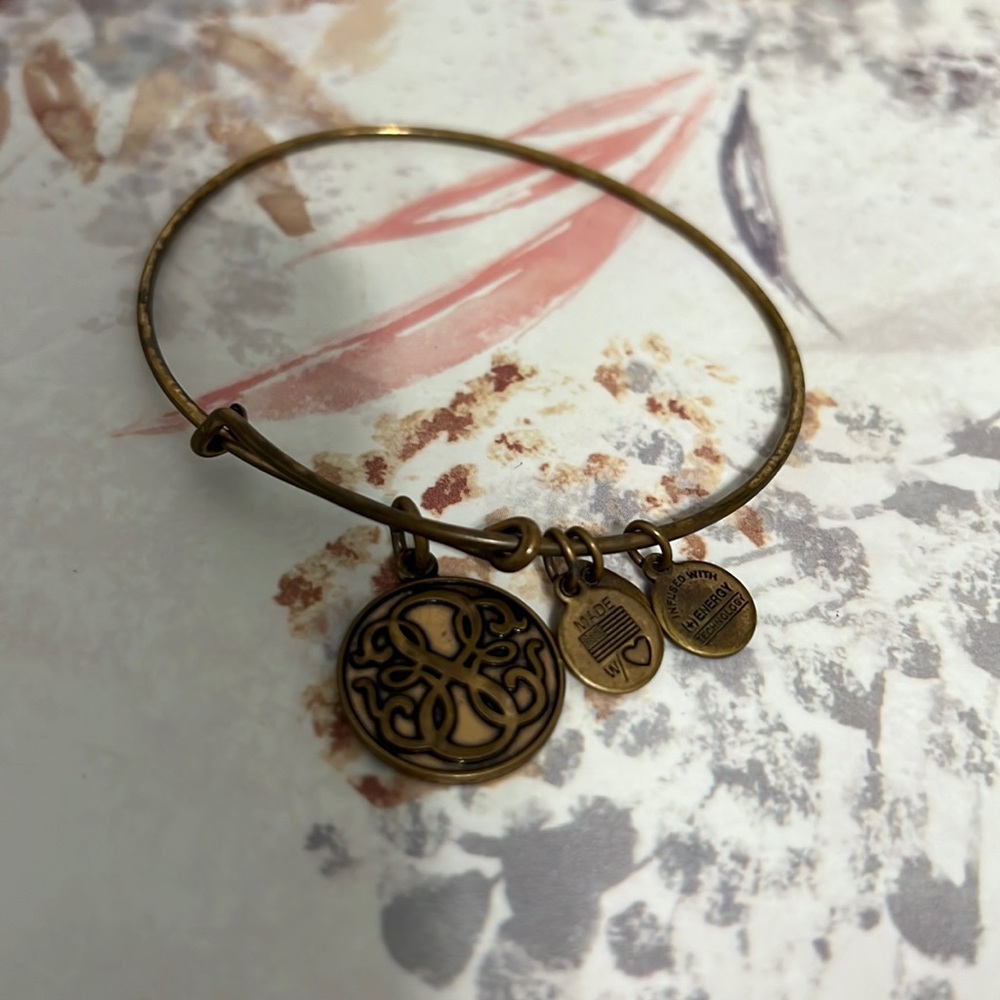 Alex + Ani Path of Life Infinity Charm Bracelet, Gold, 2015 - Picture 3 of 5